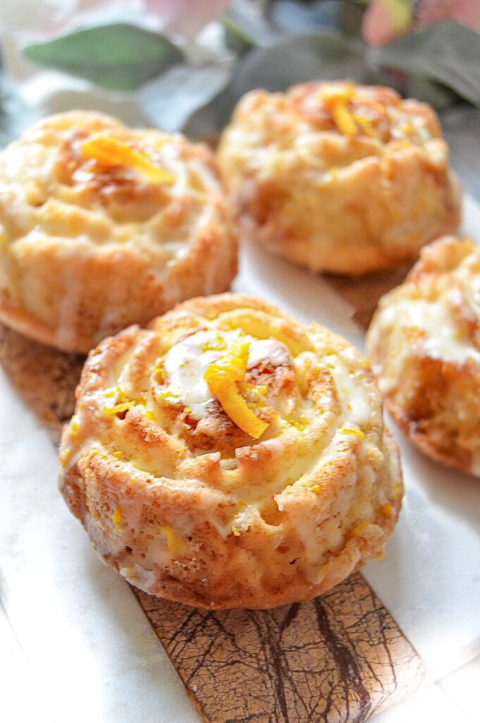 more drunken orange cakes close up