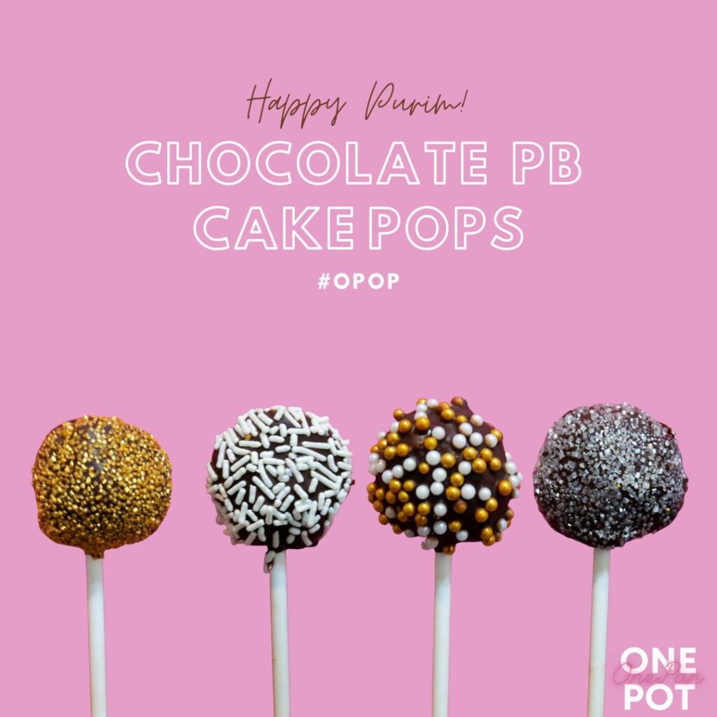 Chocolate PeaNUT Butter Cake POPs