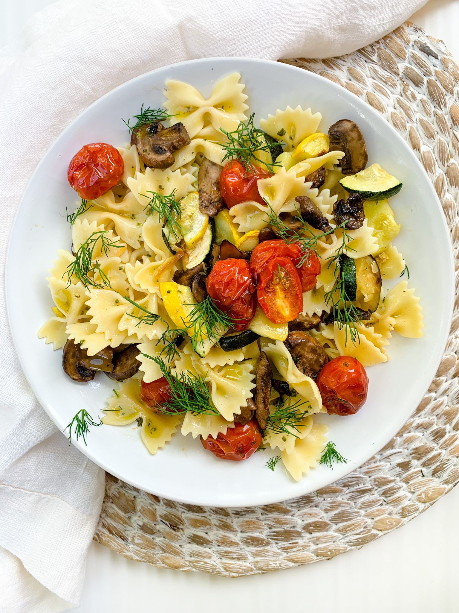 Lemon Dill Pasta Salad One Pot One Pan